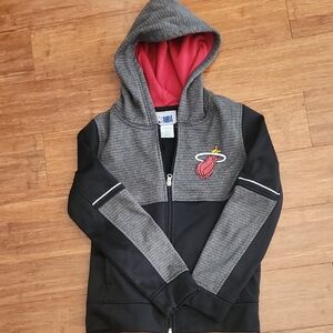 NBA Kids Hoodie - Gray, Black, and Red